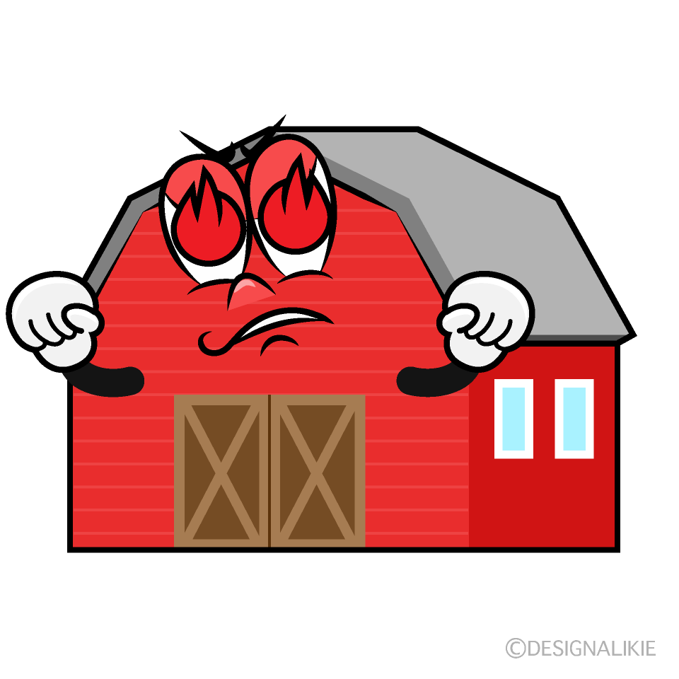 Enthusiasm Barn Cartoon Character Image