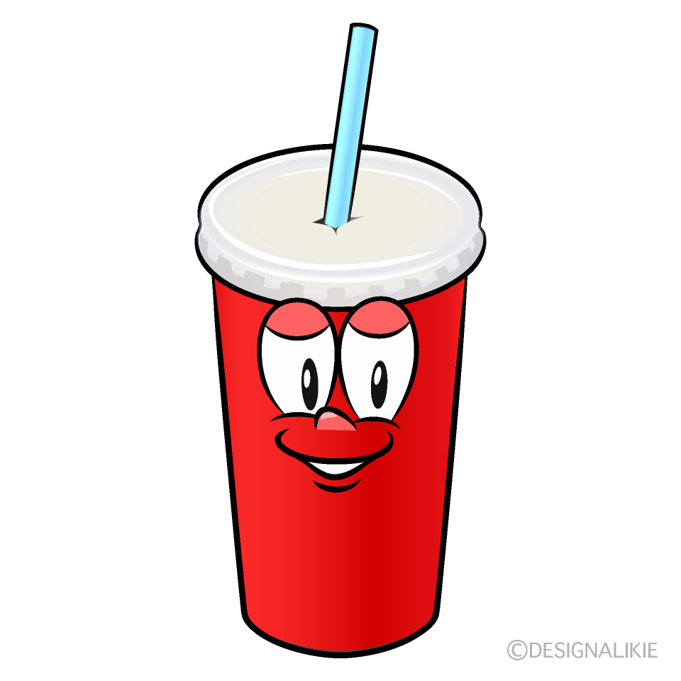 Soda Cup Cartoon Character Image