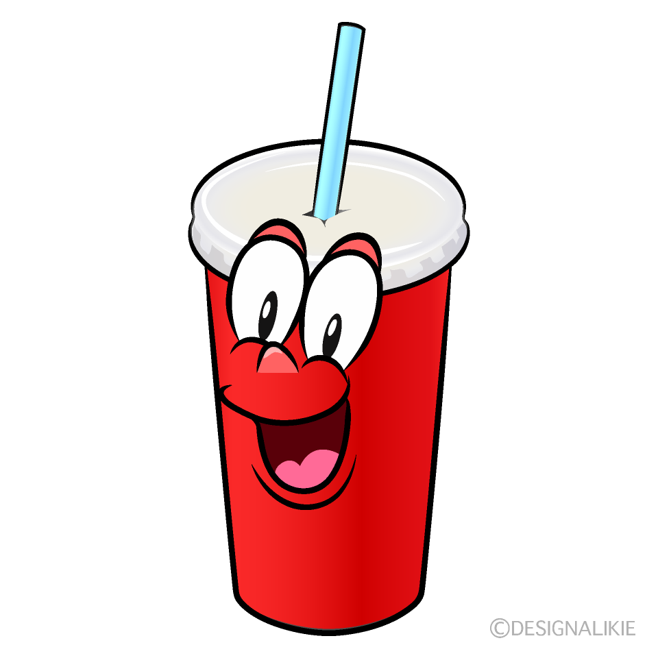 Surprising Soda Cup Cartoon Character Image