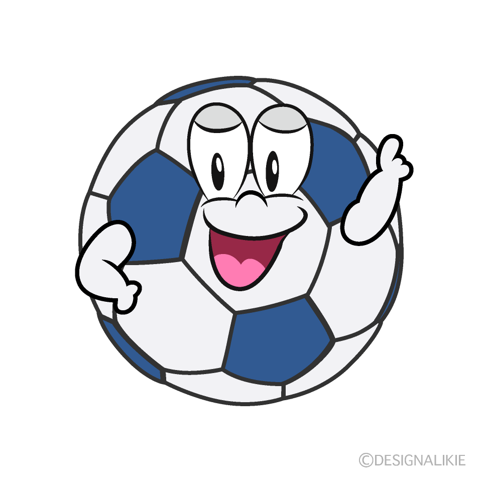 Balón de fútbol Pose Señalando