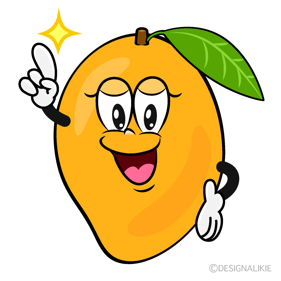 Posing Sweetie Mango Cartoon Character Image