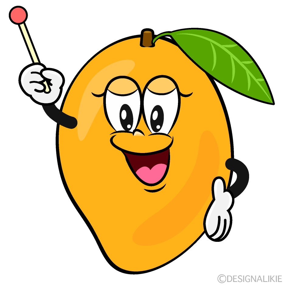 Speaking Sweetie Mango Cartoon Character Image