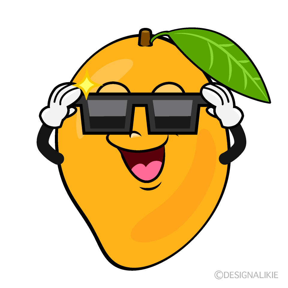 Cool Sweetie Mango Cartoon Character Image