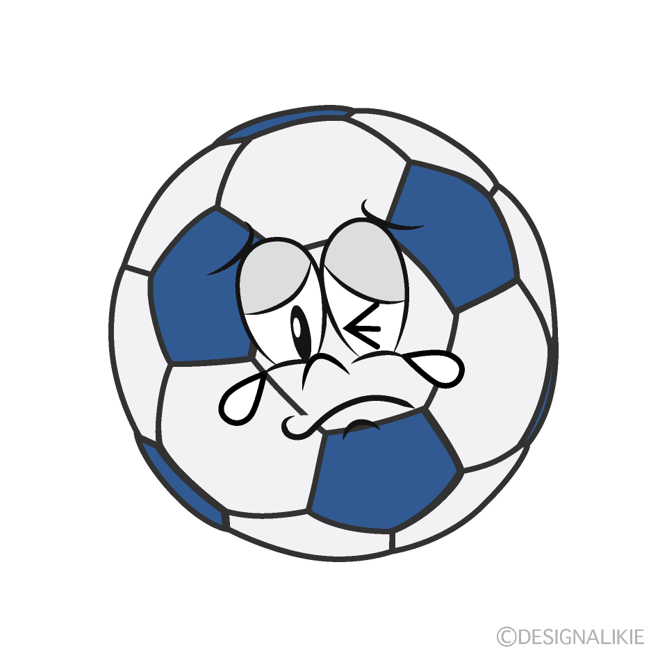 Balón de fútbol Llorando