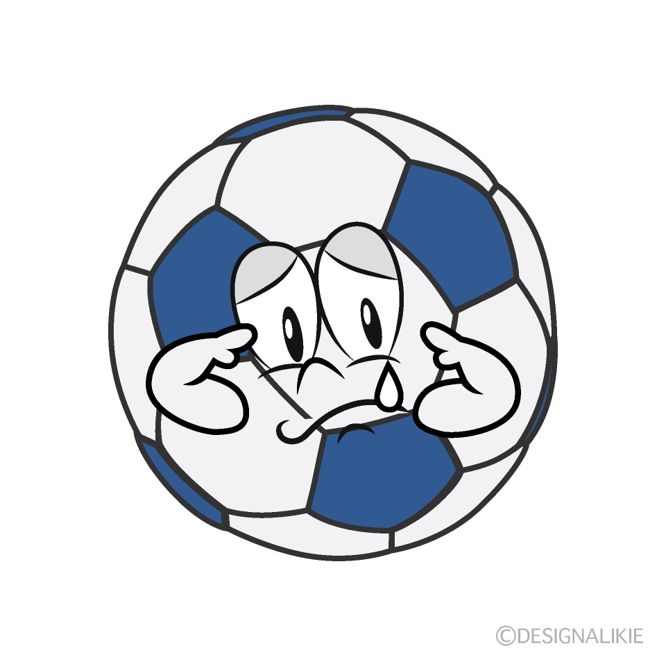 Balón de fútbol Triste Imágenes Gratis de Personajes de Dibujos Animados｜Charatoon  ES