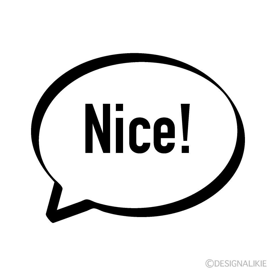 Thumbs up Speech Balloon Cartoon Character Image