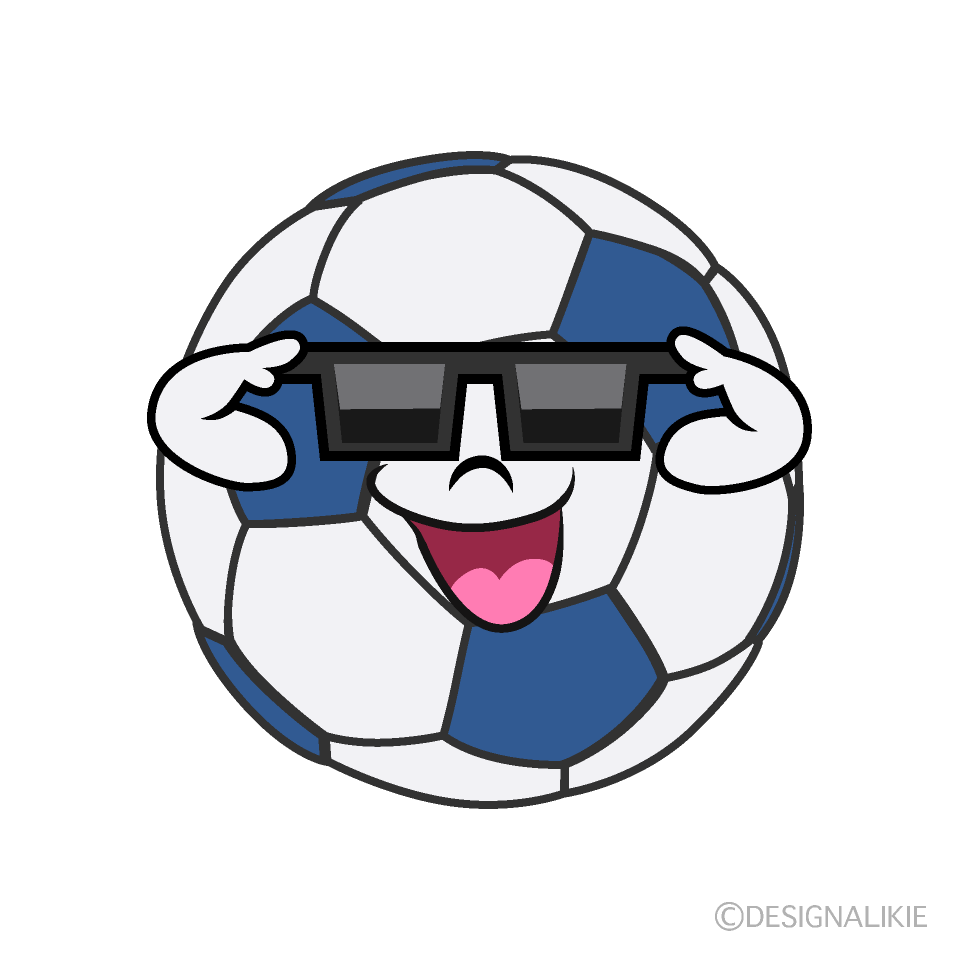 Soccer Ball with Sunglasses
