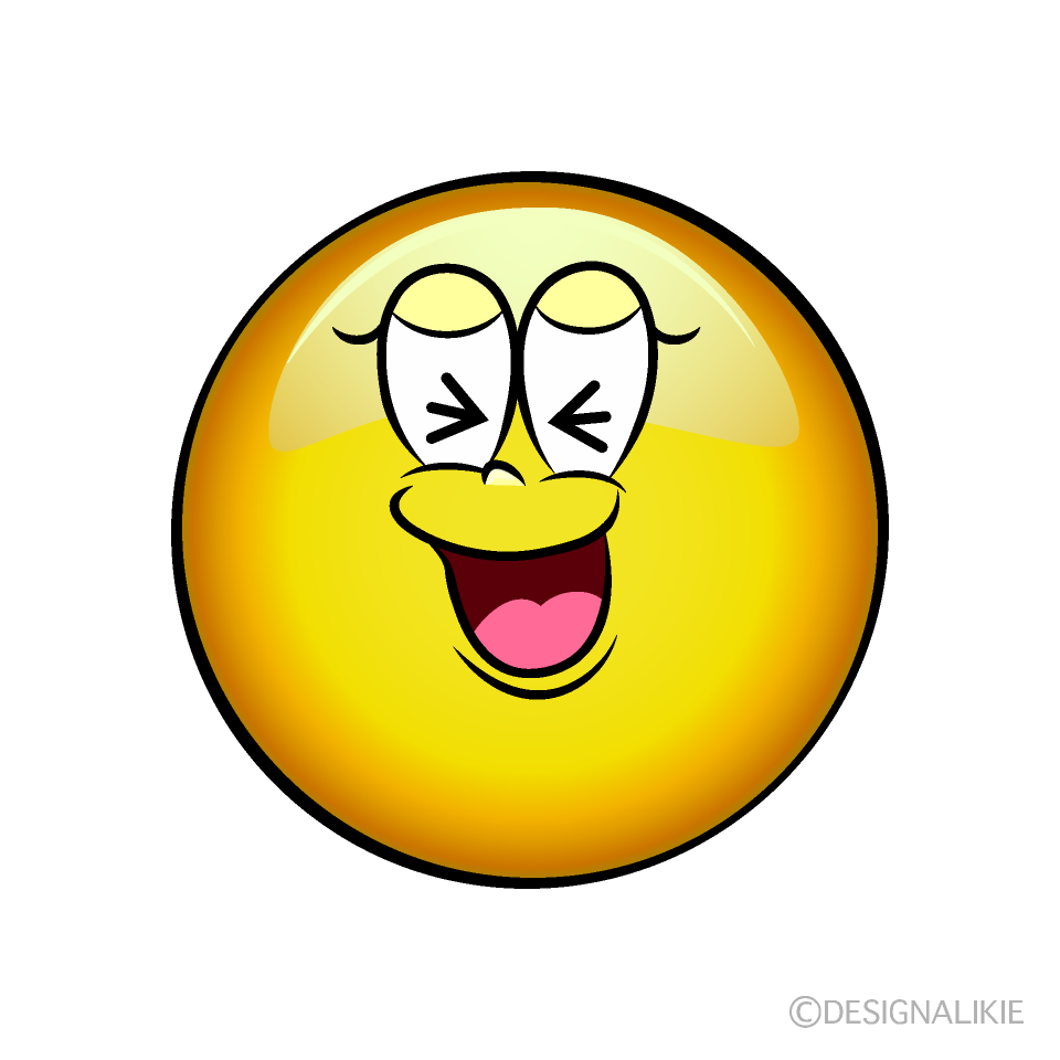 Laughing Female Emoji Cartoon Character Image