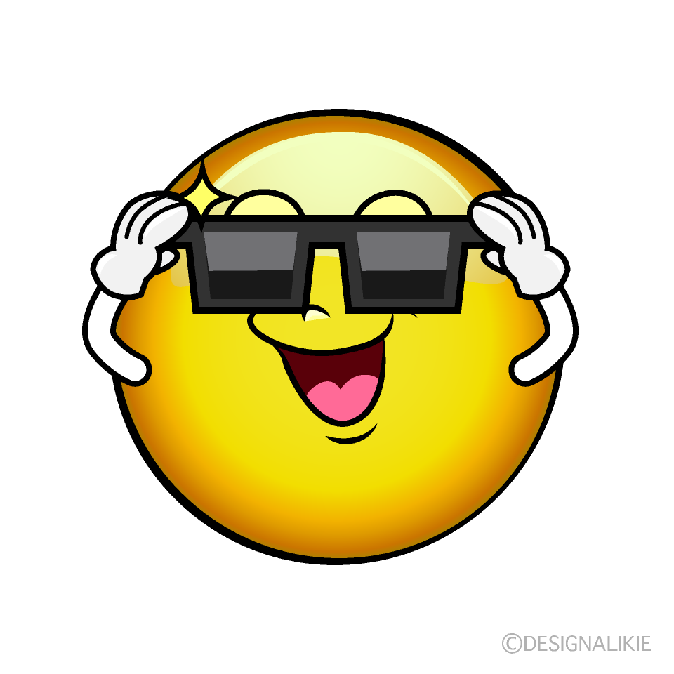 Cool Female Emoji Cartoon Character Image