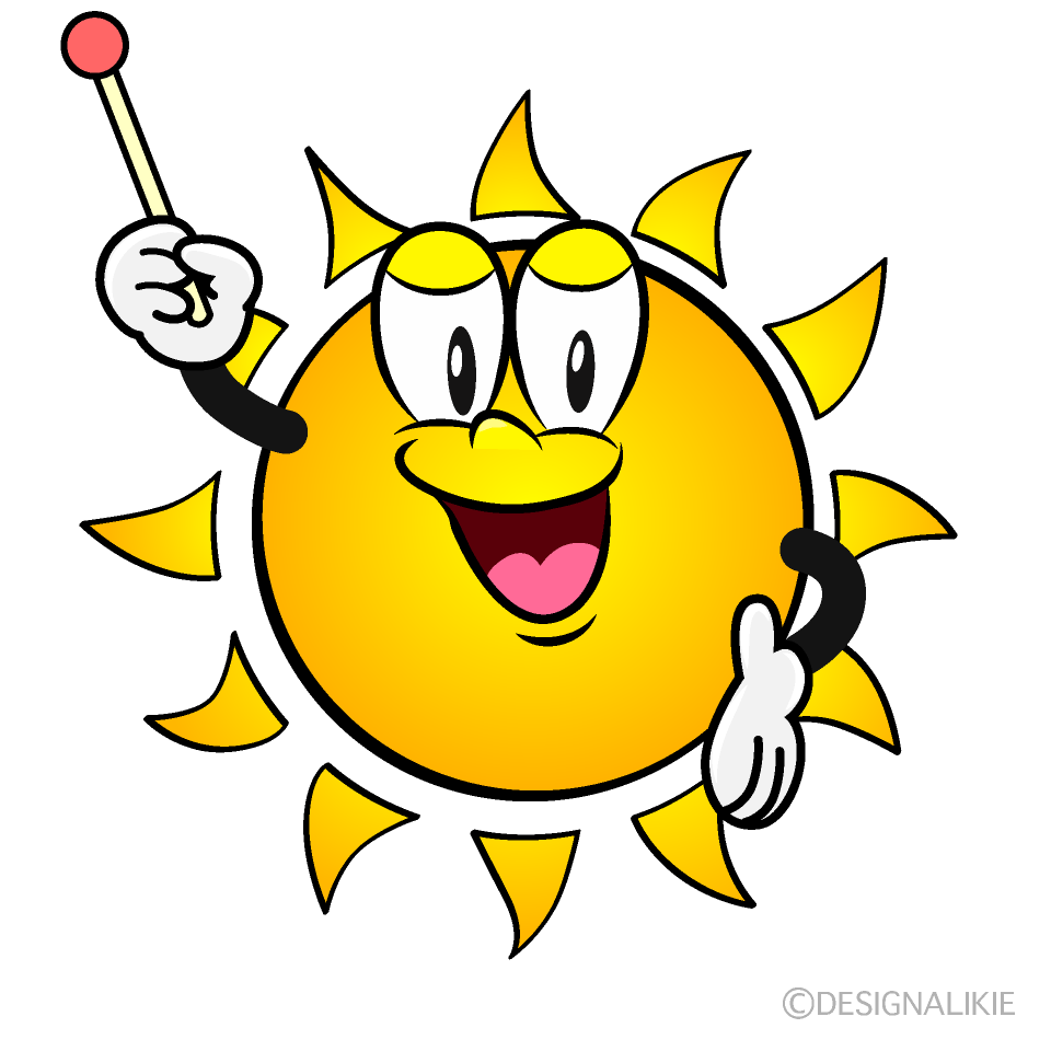 Speaking Sunshine Cartoon Character Image