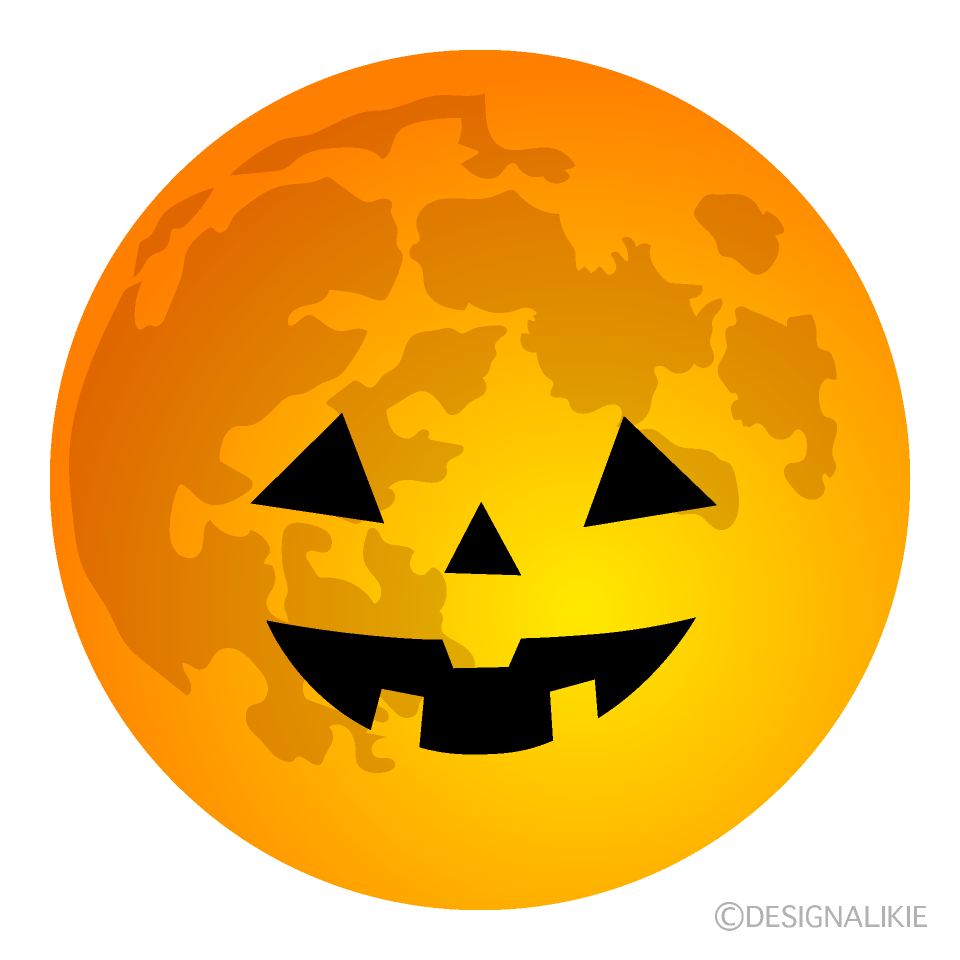 Halloween Moon Cartoon Character Image