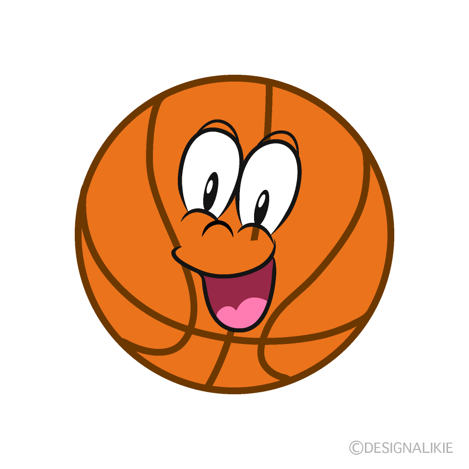 Pelota de Baloncesto Sorprendente Imágenes Gratis de Personajes de Dibujos  Animados｜Charatoon ES