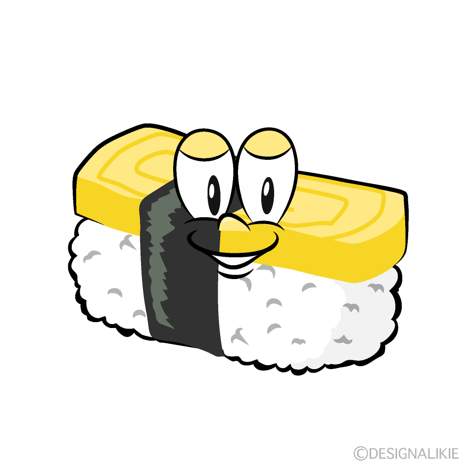 Sushi Cartoon Character Image