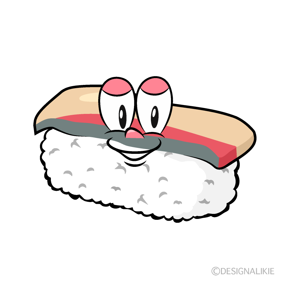 Sushi Cartoon Character Image