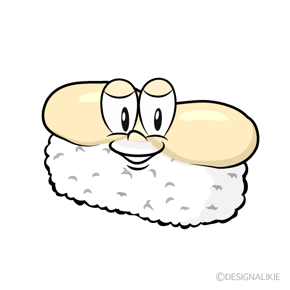 Sushi Cartoon Character Image