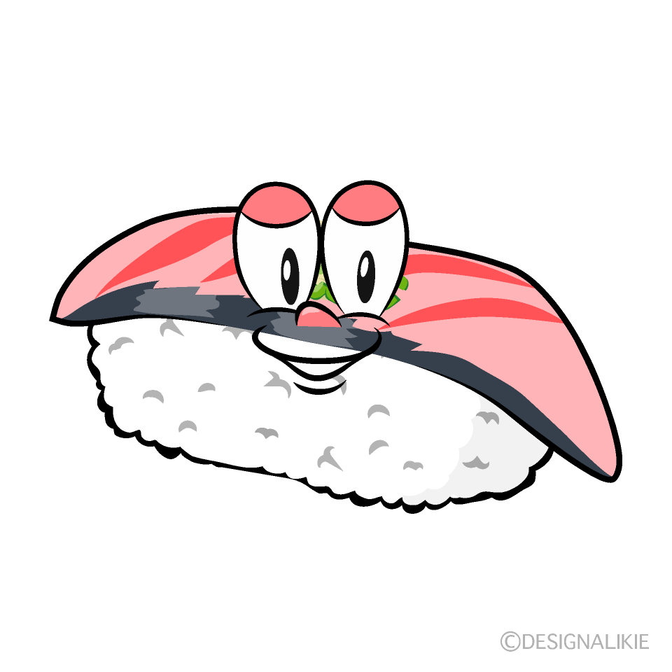 Sushi Cartoon Character Image