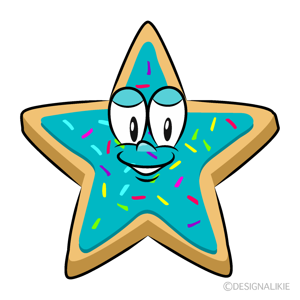 Star Cookie Cartoon Character Image