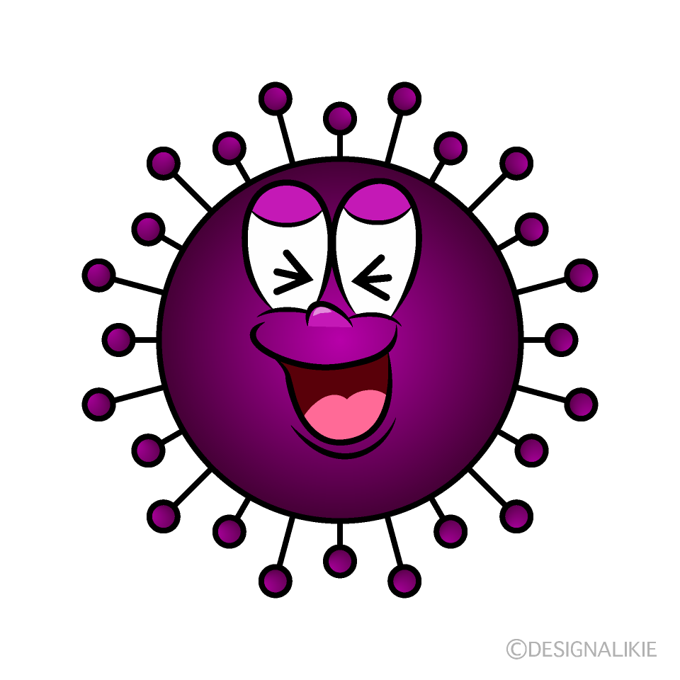 Laughing Influenza Cartoon Character Image