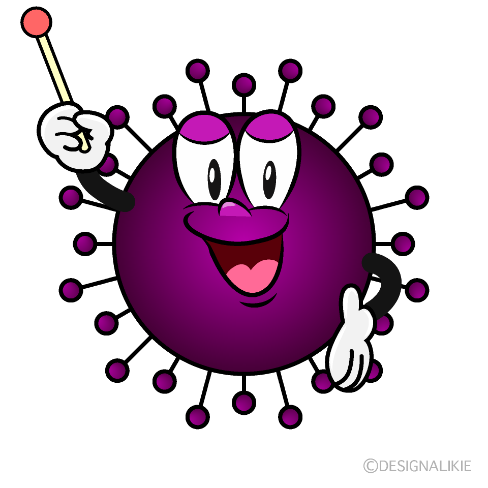 Speaking Influenza Cartoon Character Image