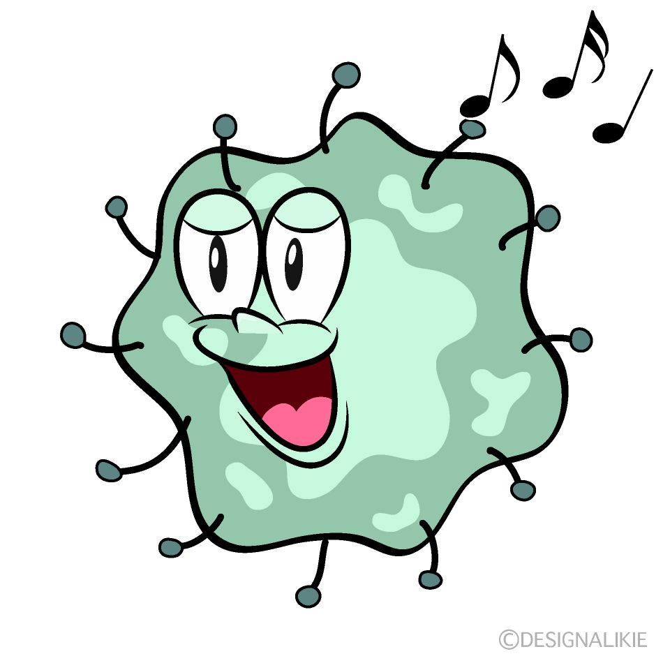 Singing Mold Cartoon Character Image