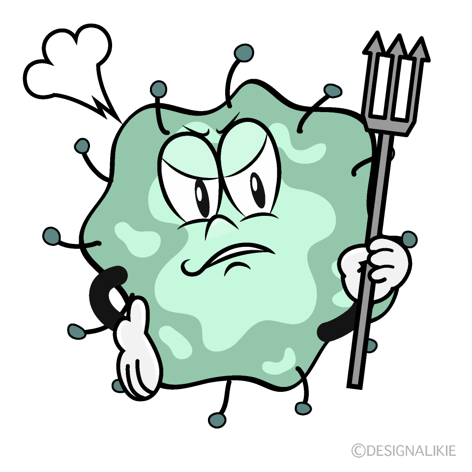 Angry Mold Cartoon Character Image