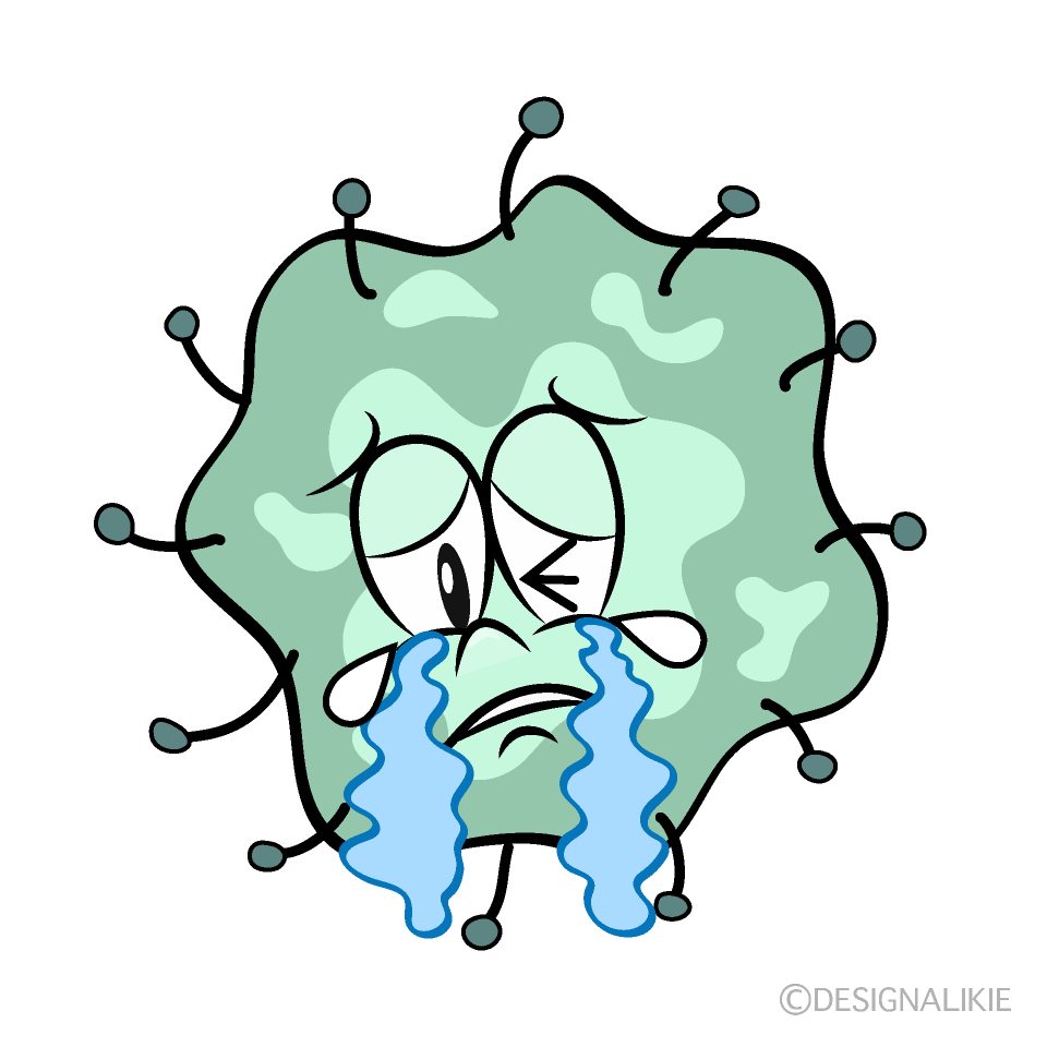 Crying Mold Cartoon Character Image