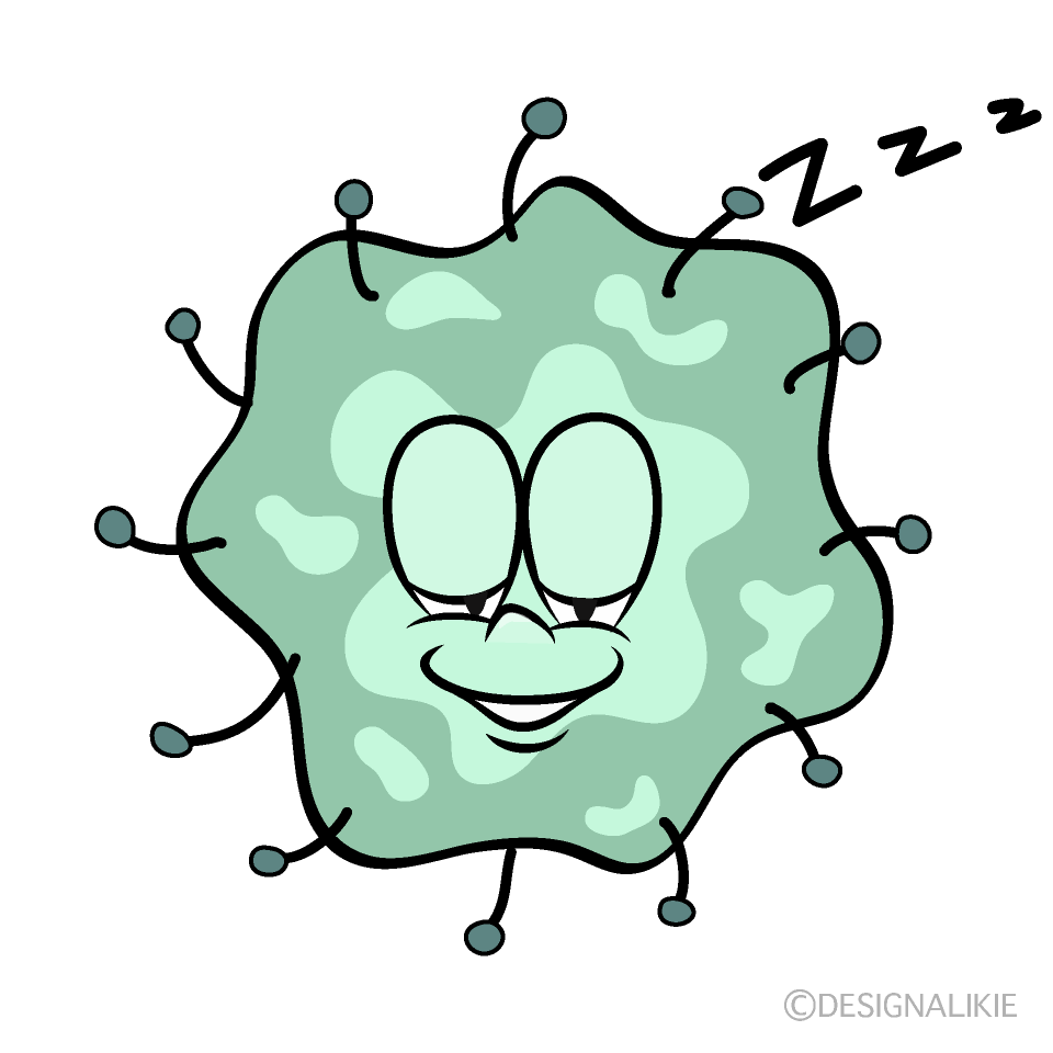 Sleeping Mold Cartoon Character Image