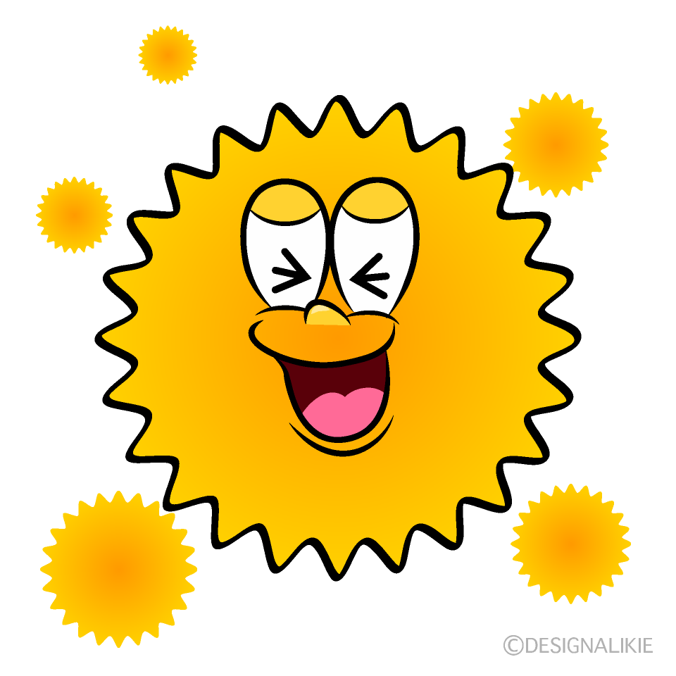 Laughing Hay Fever Cartoon Character Image