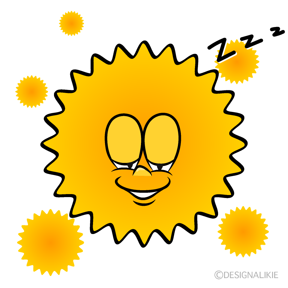 Sleeping Hay Fever Cartoon Character Image