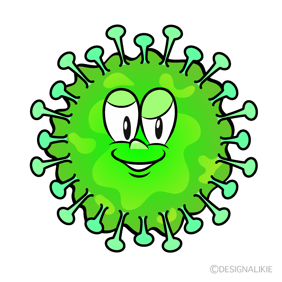 Tooth Bacteria Cartoon Character Image