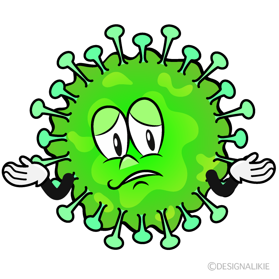 Troubled Tooth Bacteria Cartoon Character Image