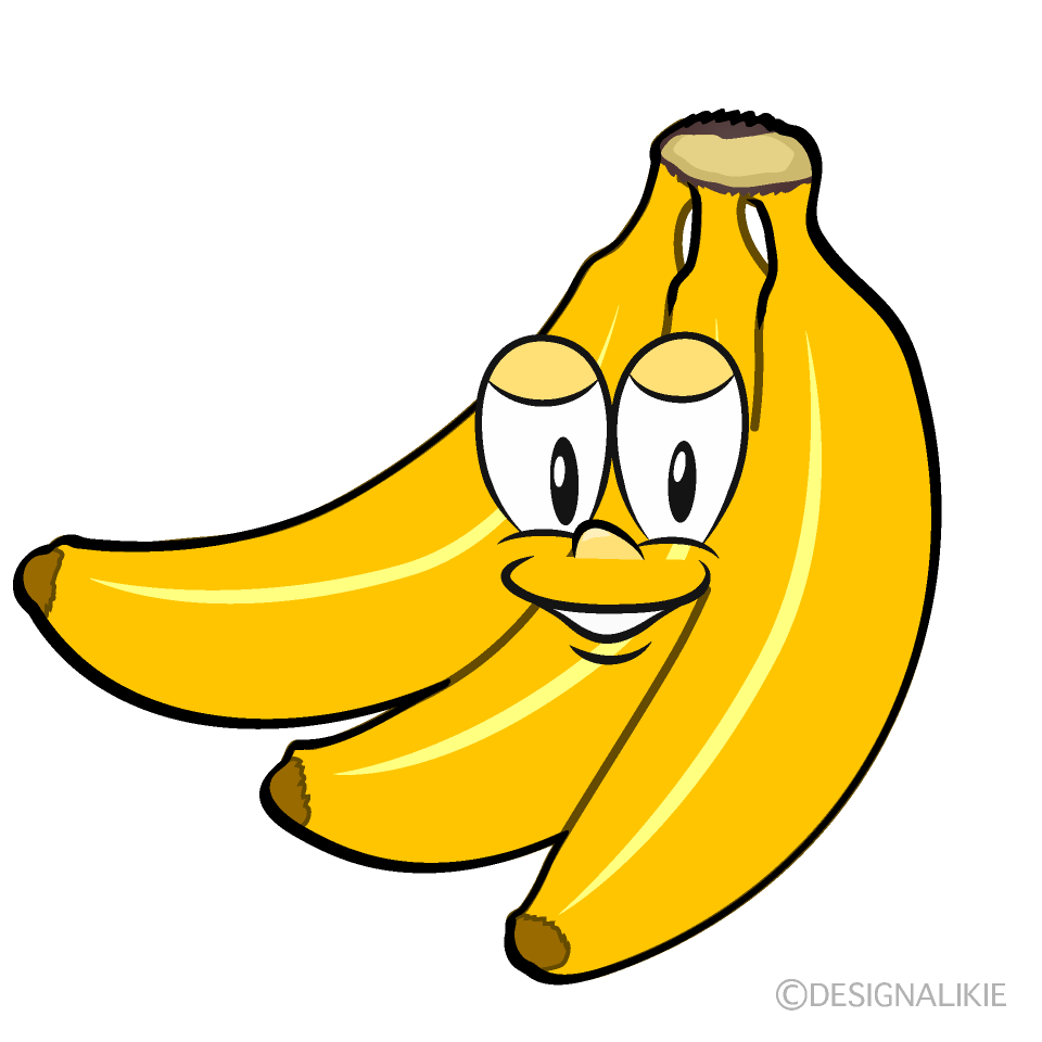 Bunch of Bananas Cartoon Character Image