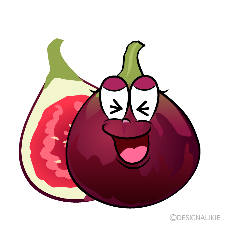 Laughing Fig Cartoon Character Image