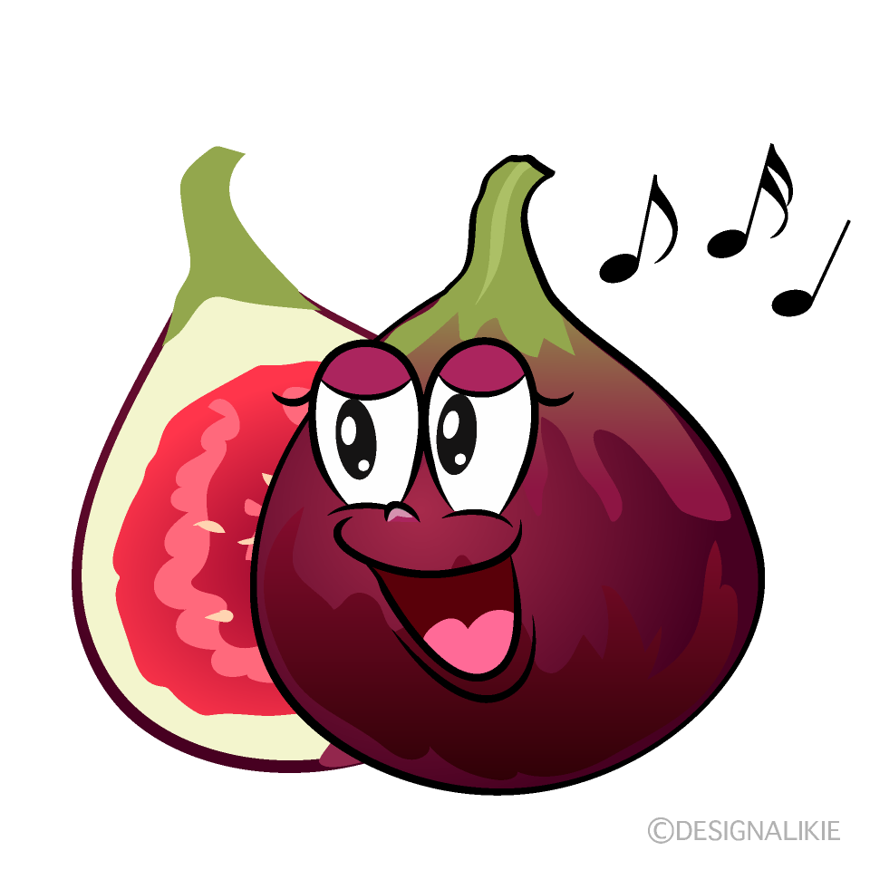 Singing Fig Cartoon Character Image