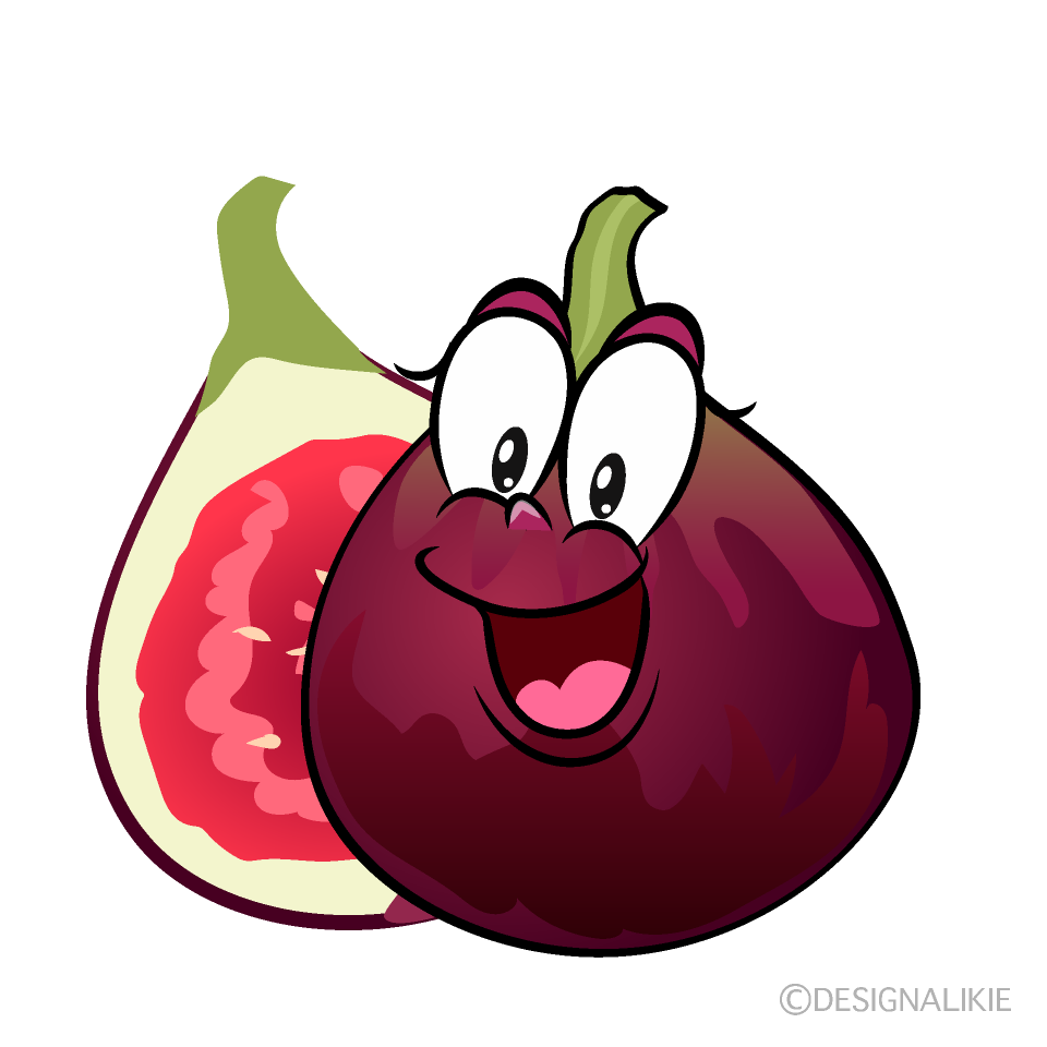 Surprising Fig Cartoon Character Image