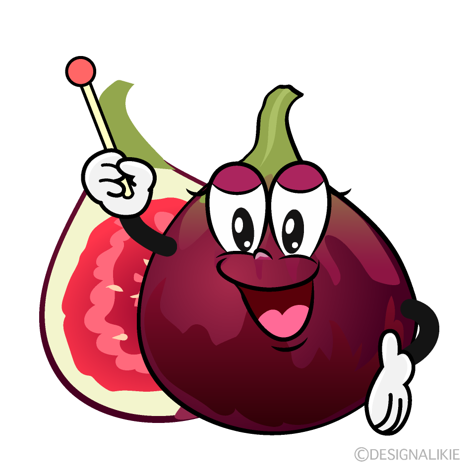 Speaking Fig Cartoon Character Image