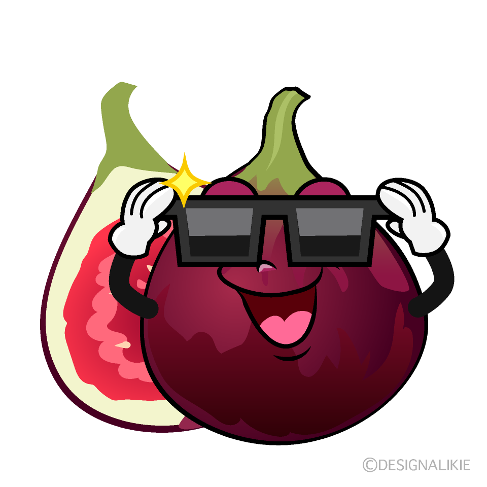 Cool Fig Cartoon Character Image