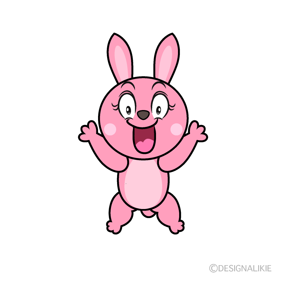 Surprising Bunny Cartoon Character Image