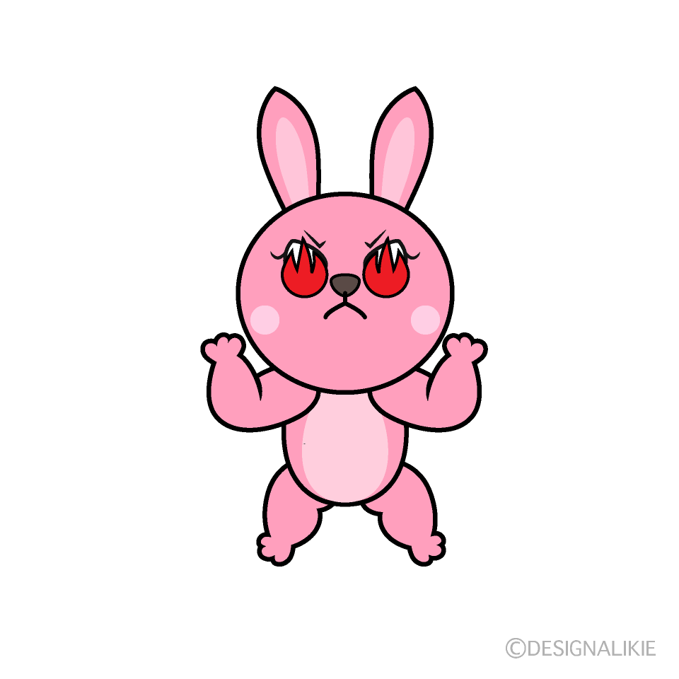 Enthusiasm Bunny Cartoon Character Image