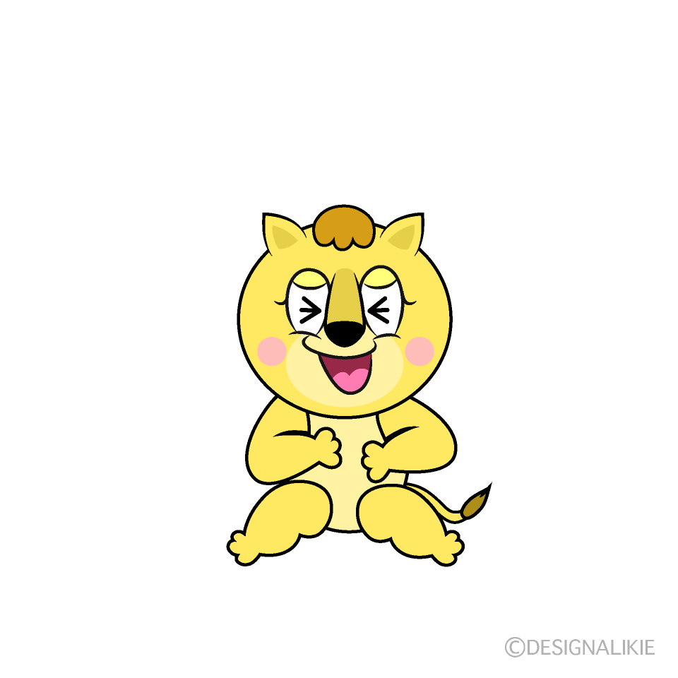 Laughing Lila Lion Cartoon Character Image