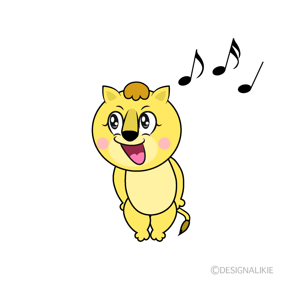 Singing Lila Lion Cartoon Character Image