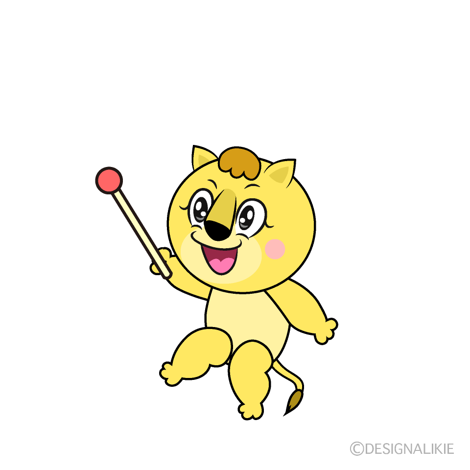 Speaking Lila Lion Cartoon Character Image