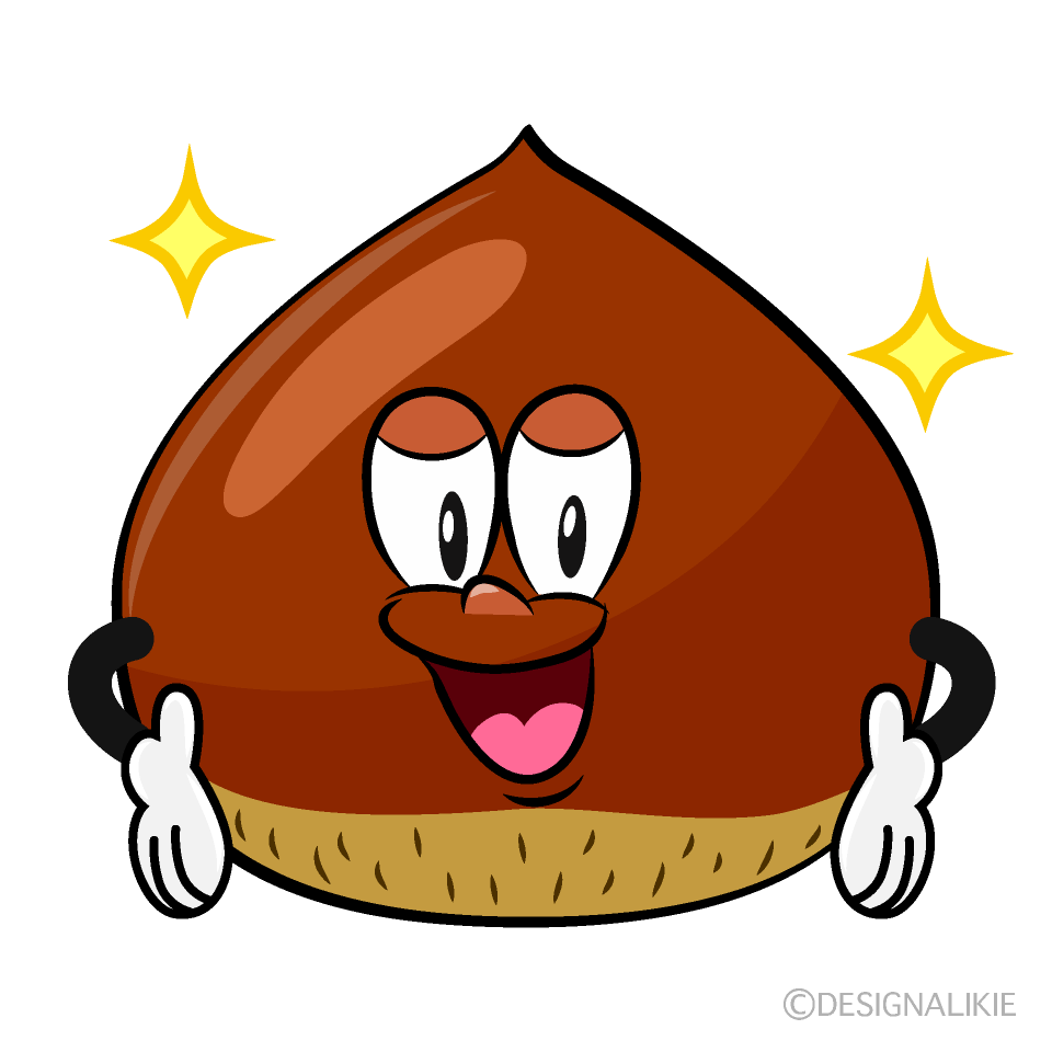 Glitter Chestnut Cartoon Character Image