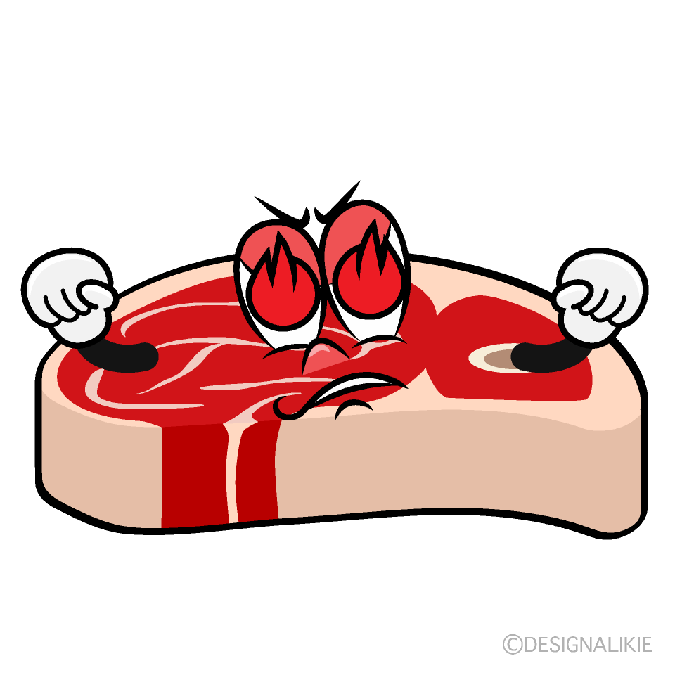 Enthusiasm Beef Cartoon Character Image