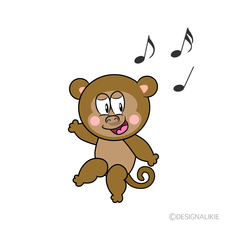 Free Dancing Monkey Cartoon Image｜Charatoon