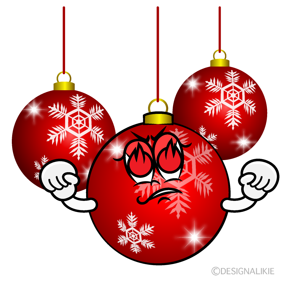 Enthusiasm Christmas Ornaments Cartoon Character Image