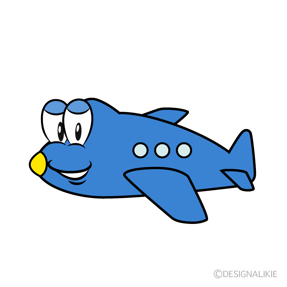 Plane Cartoon Character Image