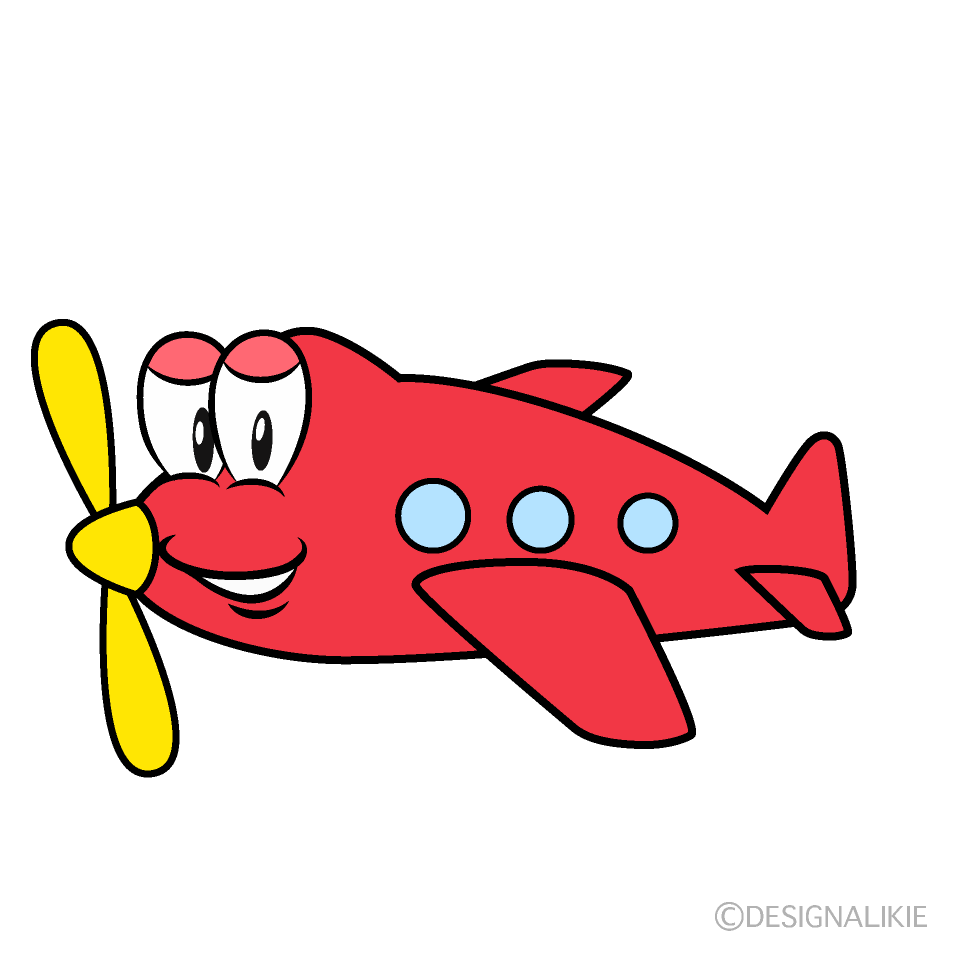 Prop Plane Cartoon Character Image