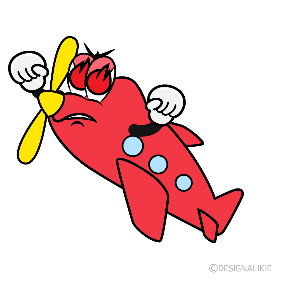 Enthusiasm Prop Plane Cartoon Character Image