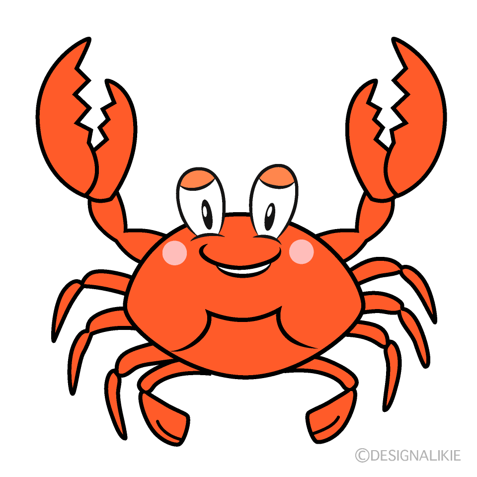 Gazami Crab Cartoon Character Image